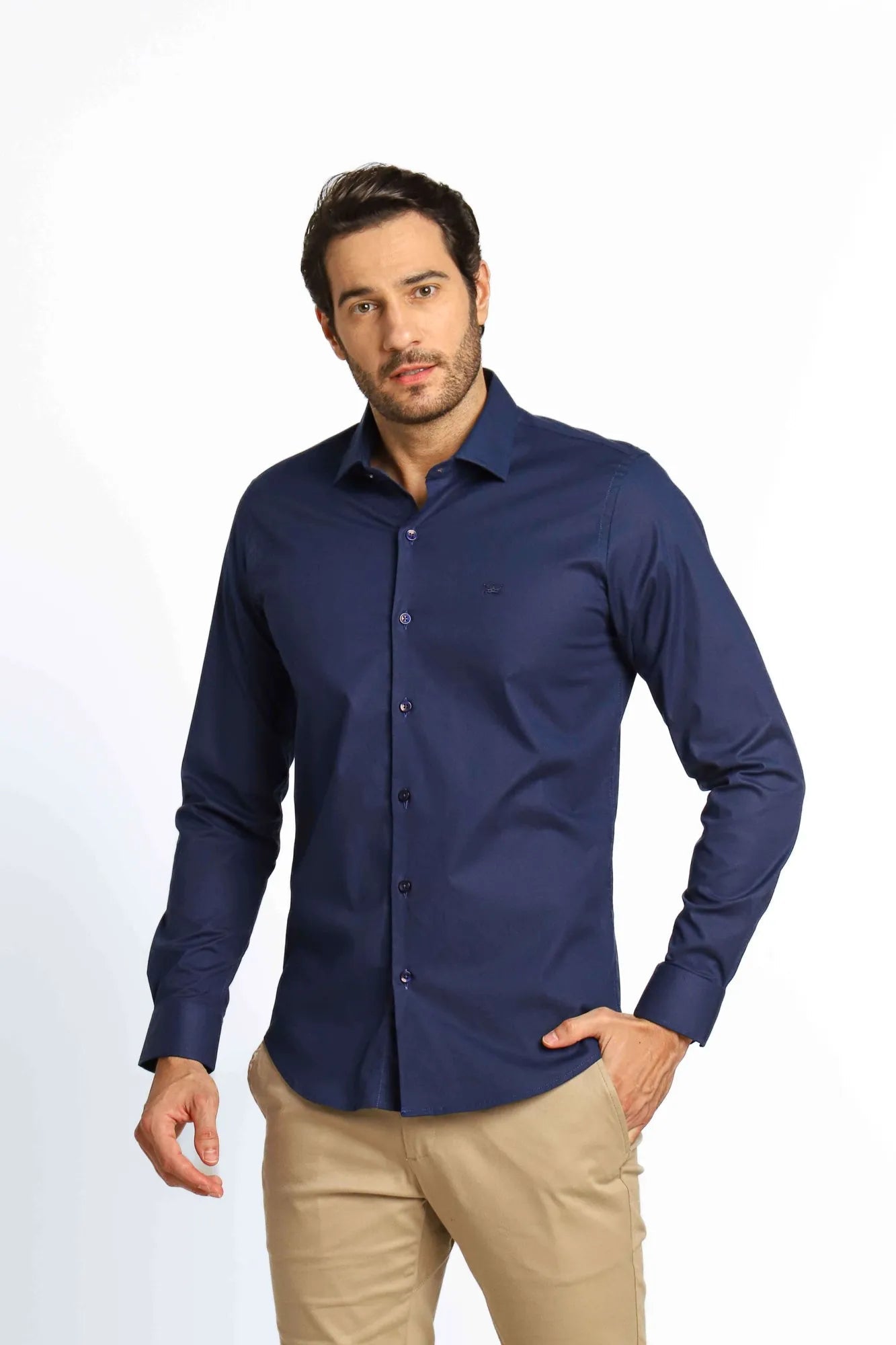 Camisa Dom Henrico Ml Slim Varsóvia - Henri Store