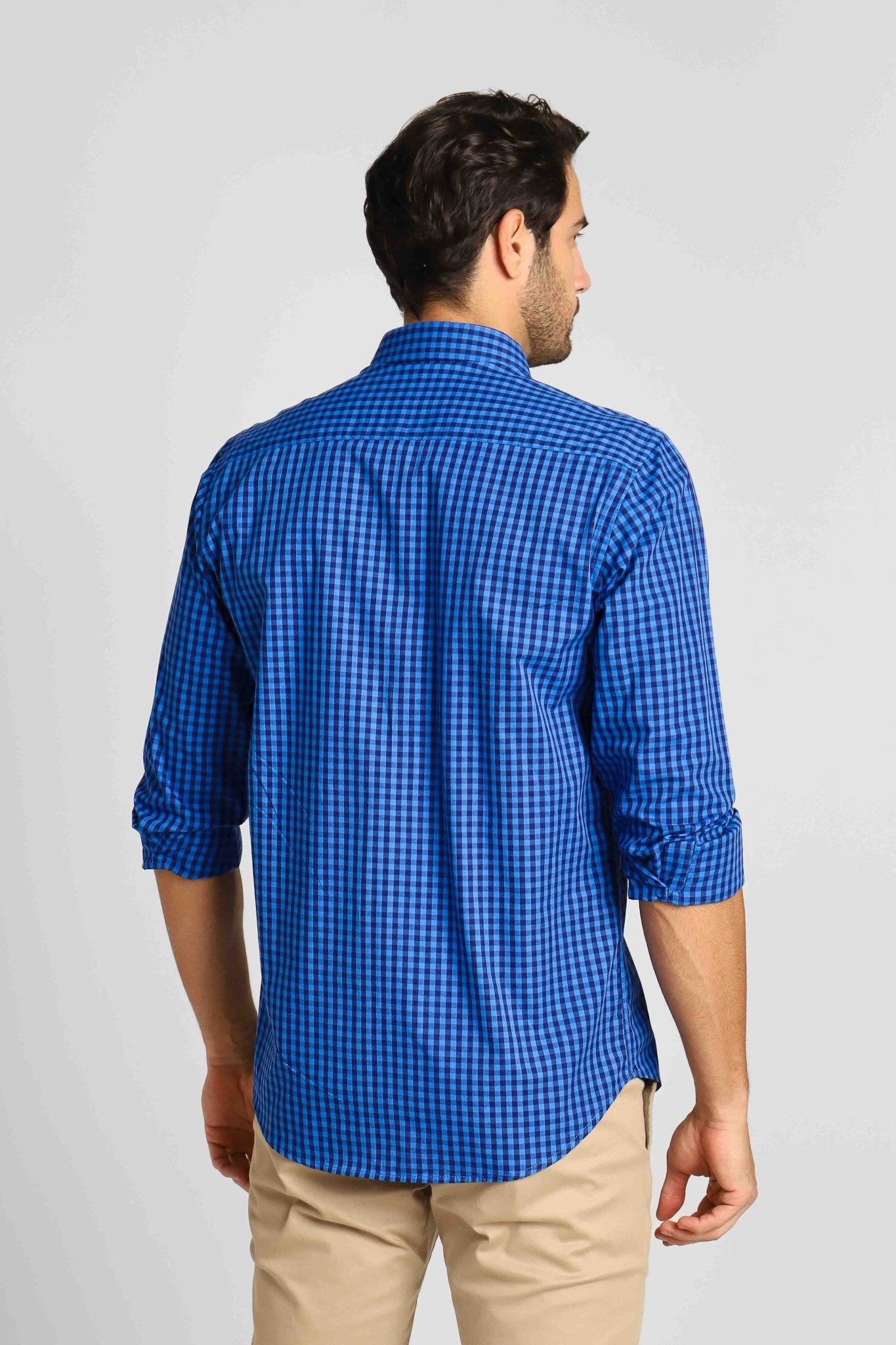 Camisa Dom Henrico ml Slim Xadrez - Henri Store