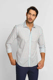 Camisa Dom Henrico Ml Xadrez Rosa C/ Verde - Henri Store