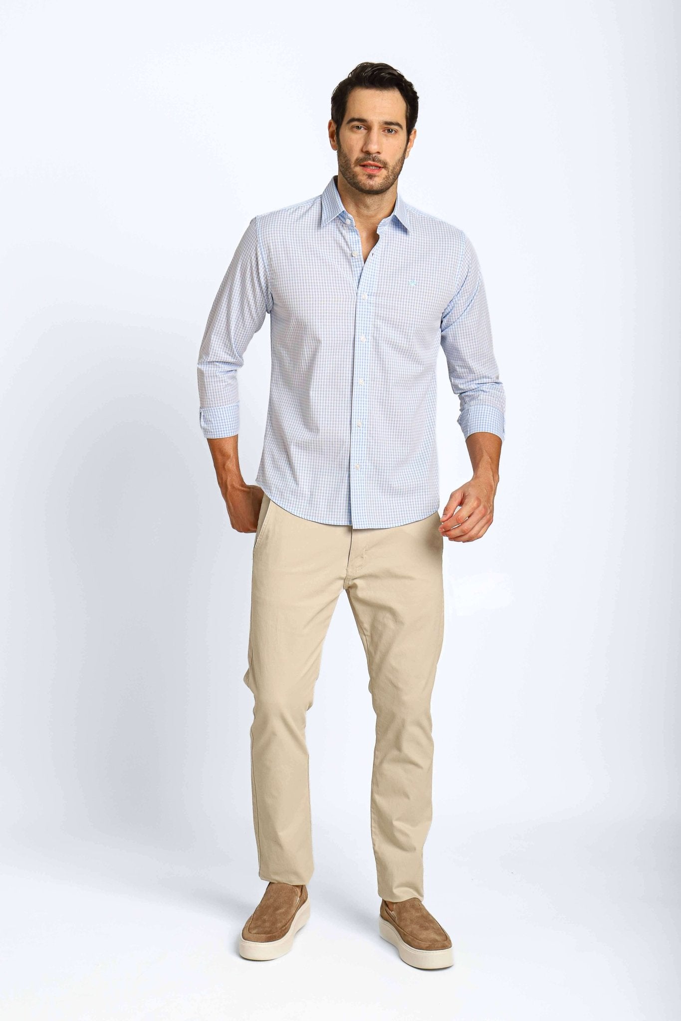 Camisa Dom Henrico ml Xadrez - Henri Store