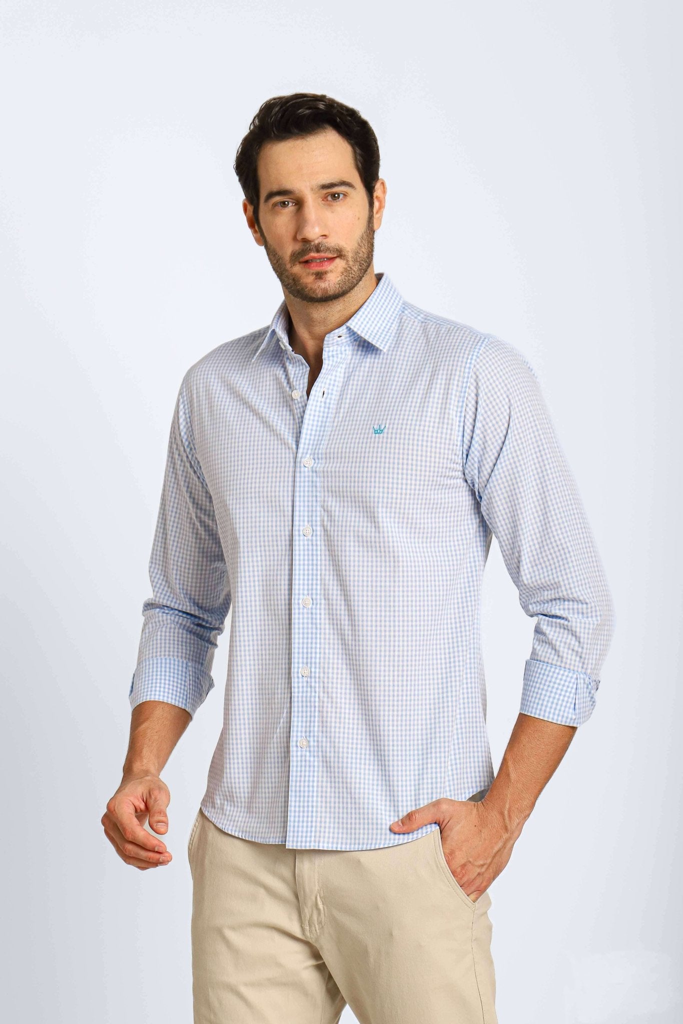 Camisa Dom Henrico ml Xadrez - Henri Store