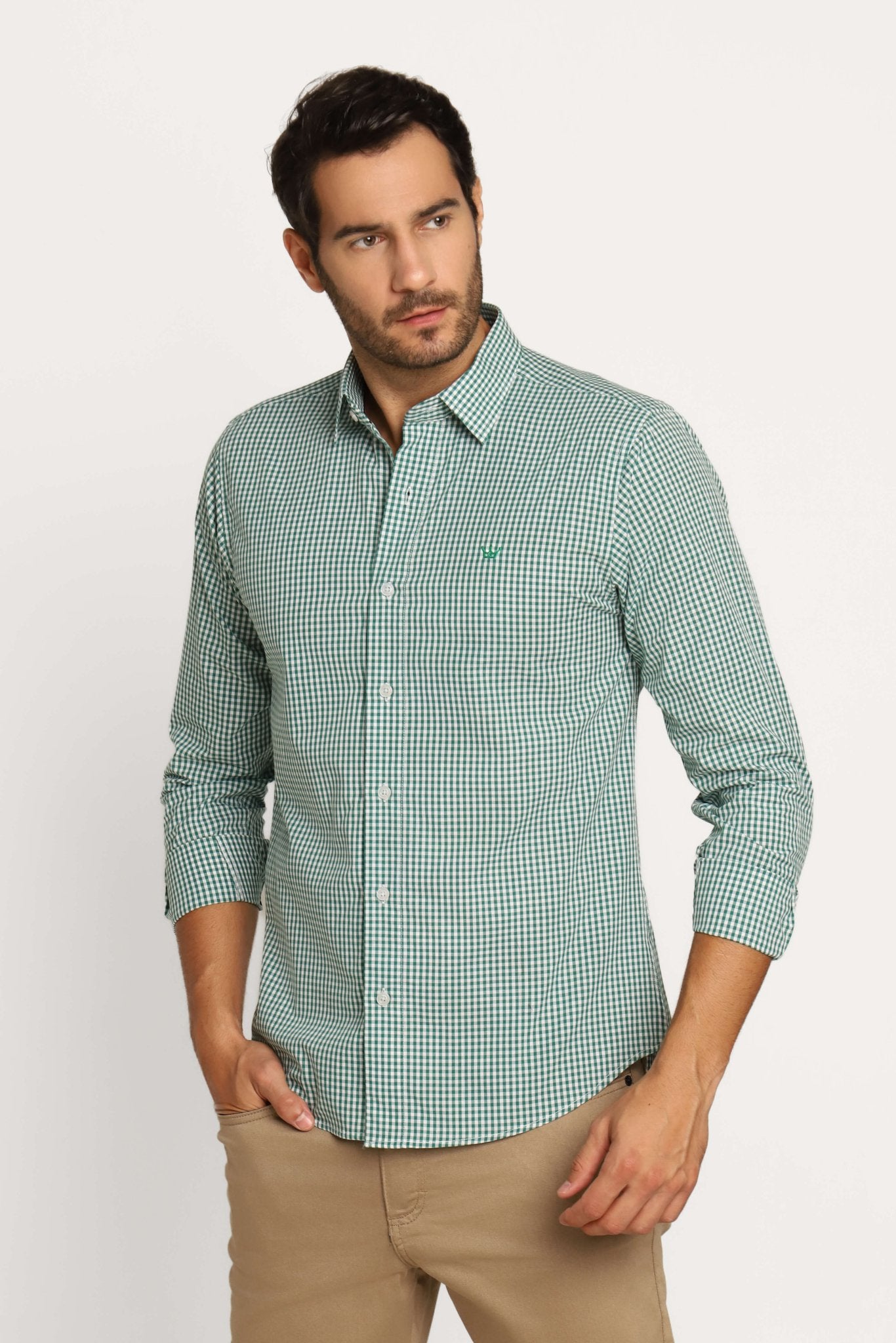 Camisa Dom Henrico ml Xadrez - Henri Store