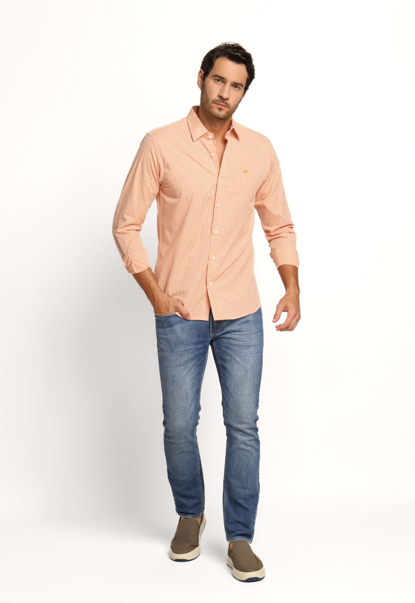 Camisa Dom Henrico ml Xadrez - Henri Store