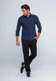 Camisa Dom Henrico Slim Fit Poliamida - Henri Store