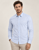 Camisa Eleven Basica Ml Azul Claro - LIVE - Henri Store