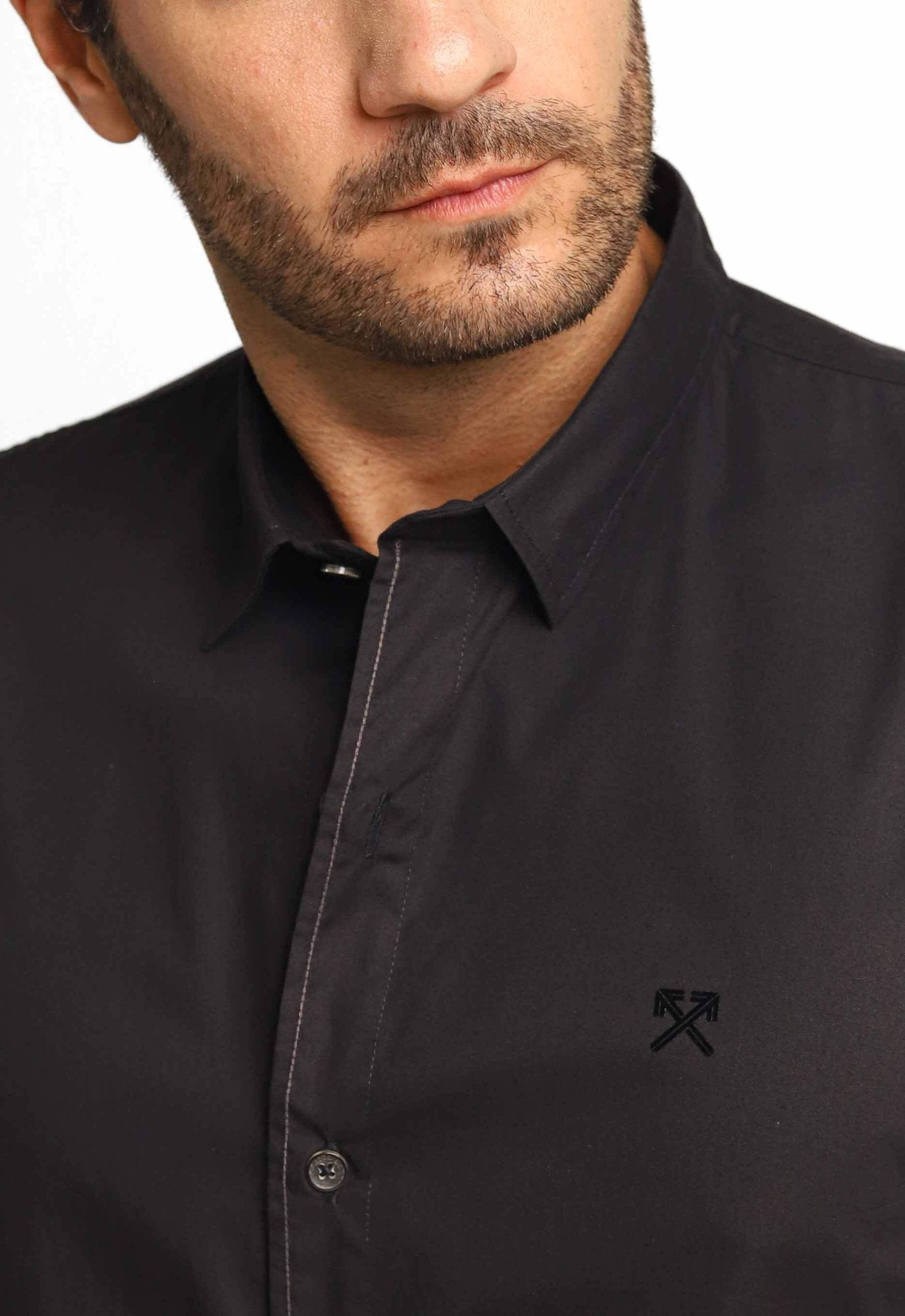 Camisa Eleven Mc Ponto Correntinha Preta - Henri Store