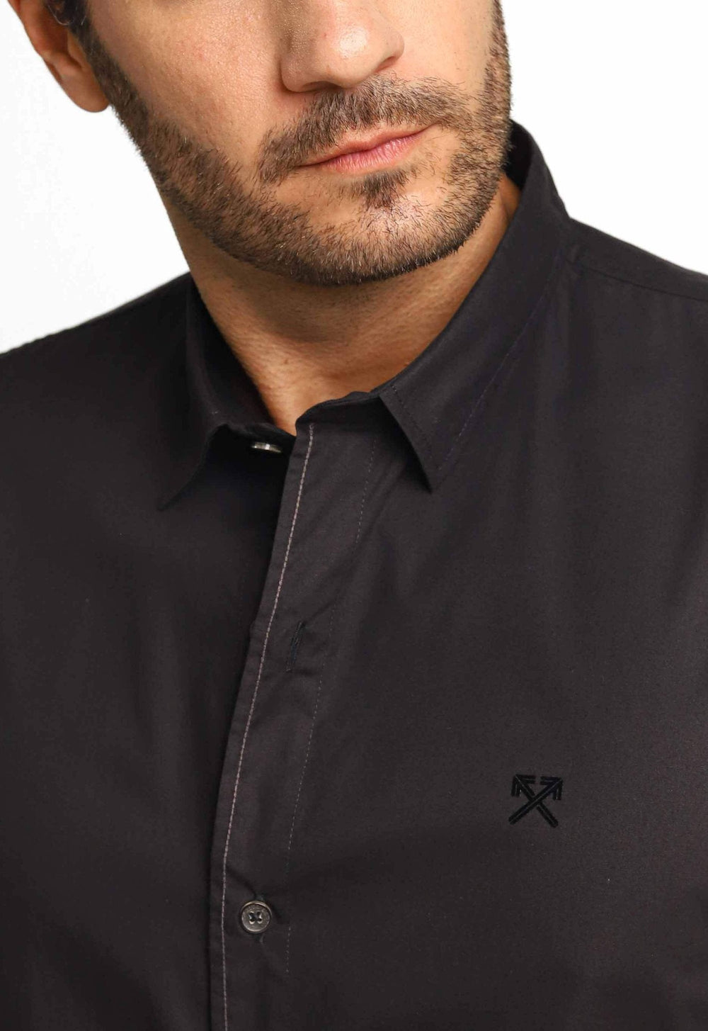 Camisa Eleven Mc Ponto Correntinha Preta - Henri Store