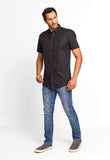 Camisa Eleven Mc Ponto Correntinha Preta - Henri Store