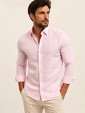 Camisa Eleven Ml Basica Flame Rosa - Henri Store