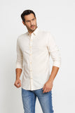 Camisa Eleven Ml Linho Deluxe Areia - Live - Henri Store