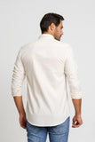 Camisa Eleven Ml Linho Deluxe Areia - Live - Henri Store