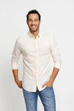 Camisa Eleven Ml Linho Deluxe Areia - Live - Henri Store