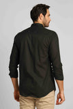 Camisa Eleven Ml Voil Preta - Henri Store