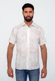 Camisa John John mc Lightbloom Estampado Off White - Henri Store