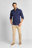 Camisa John John Ml Straight Marinho - Henri Store