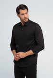 Camisa John John Ml Straight Preta LIVE - Henri Store