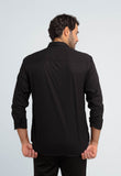 Camisa John John Ml Straight Preta LIVE - Henri Store