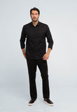 Camisa John John Ml Straight Preta LIVE - Henri Store