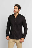 Camisa John John New Slim Black - Henri Store