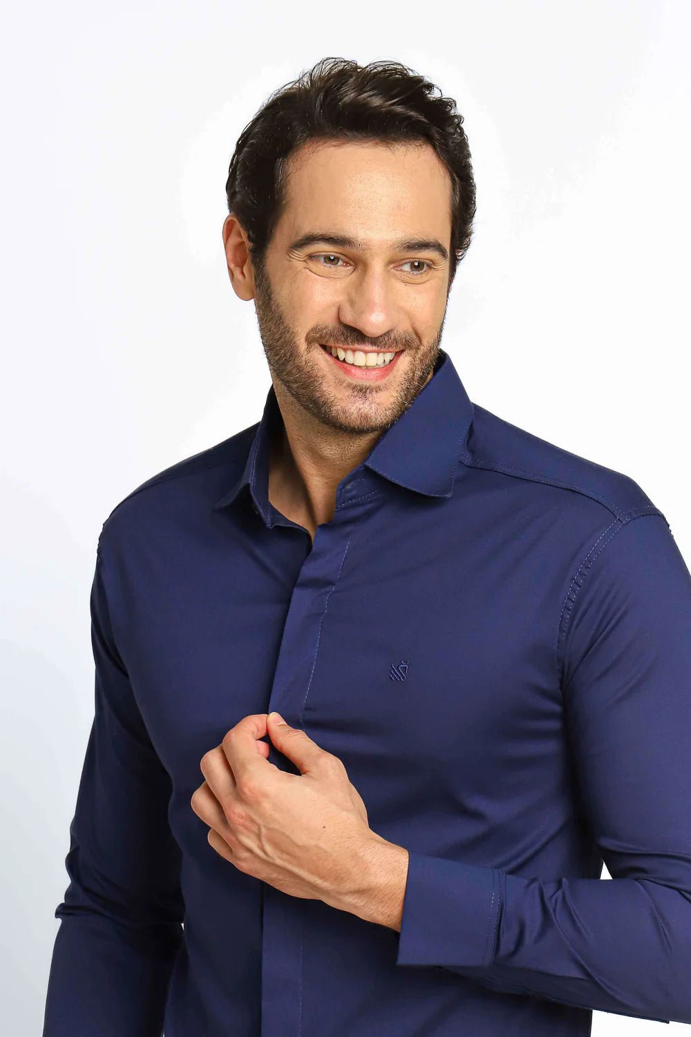 Camisa Manga Longa Slim Fit Scavo Elegance - Henri Store