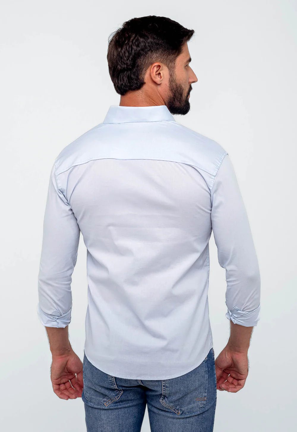 Camisa Manga Longa Slim Fit Scavo Elegance - Henri Store