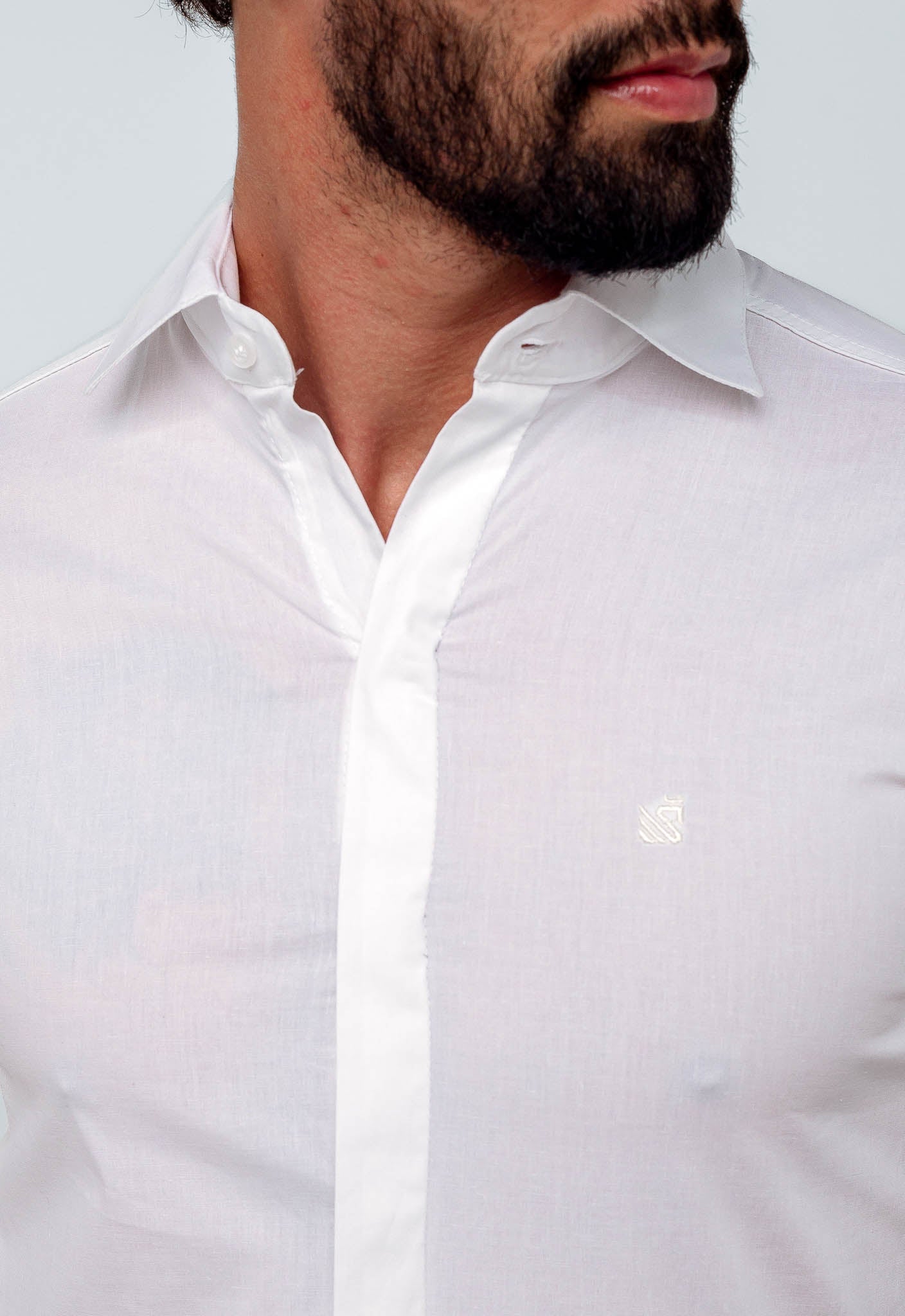Camisa Manga Longa Slim Fit Scavo Elegance - Henri Store