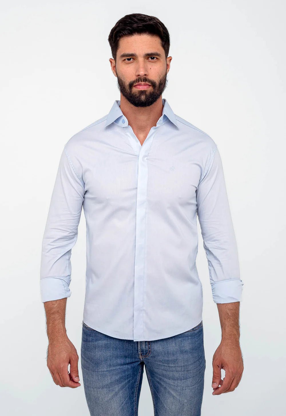 Camisa Manga Longa Slim Fit Scavo Elegance - Henri Store