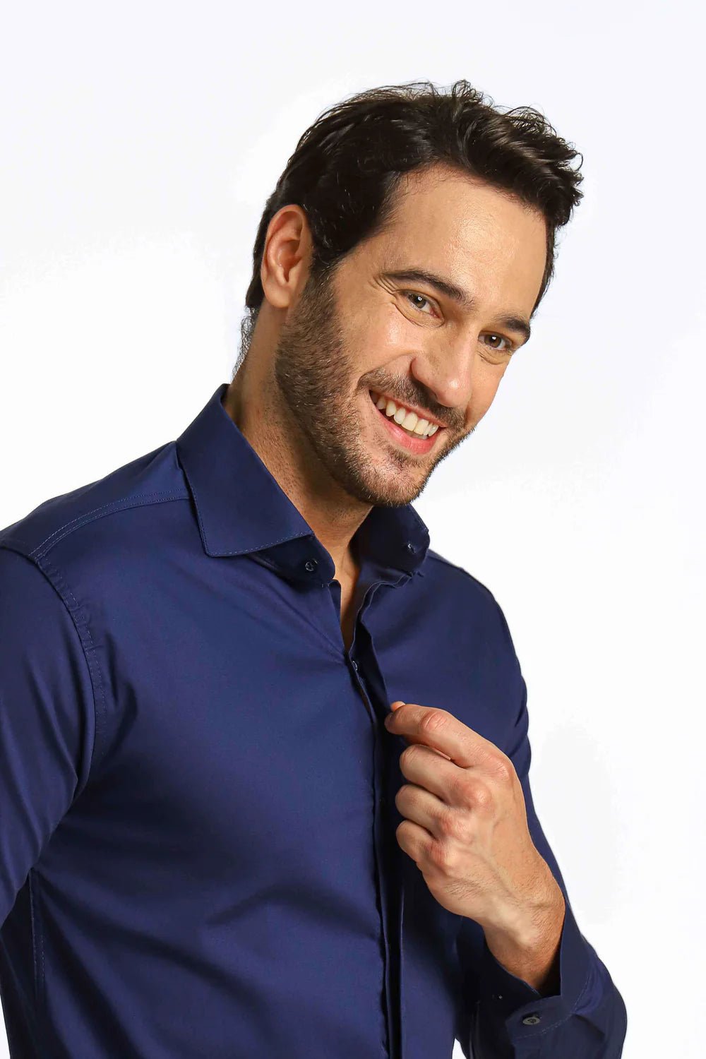 Camisa Manga Longa Slim Fit Scavo Elegance - Henri Store