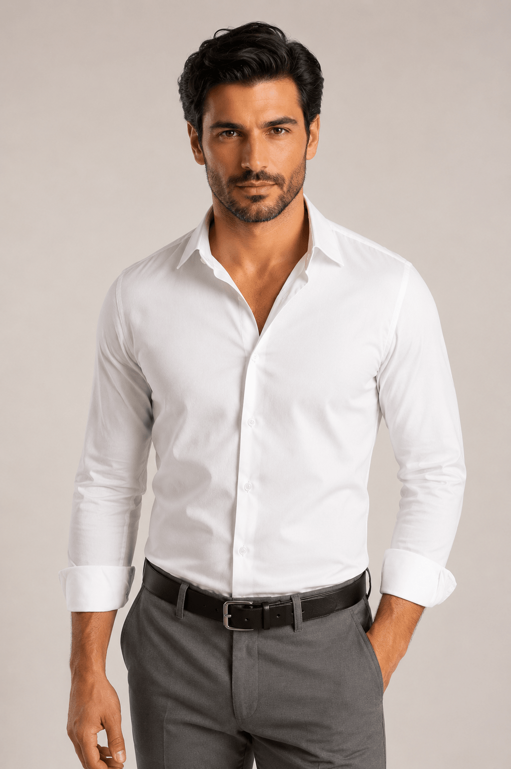 Camisa ML Sergio K Silver Classic - Henri Store