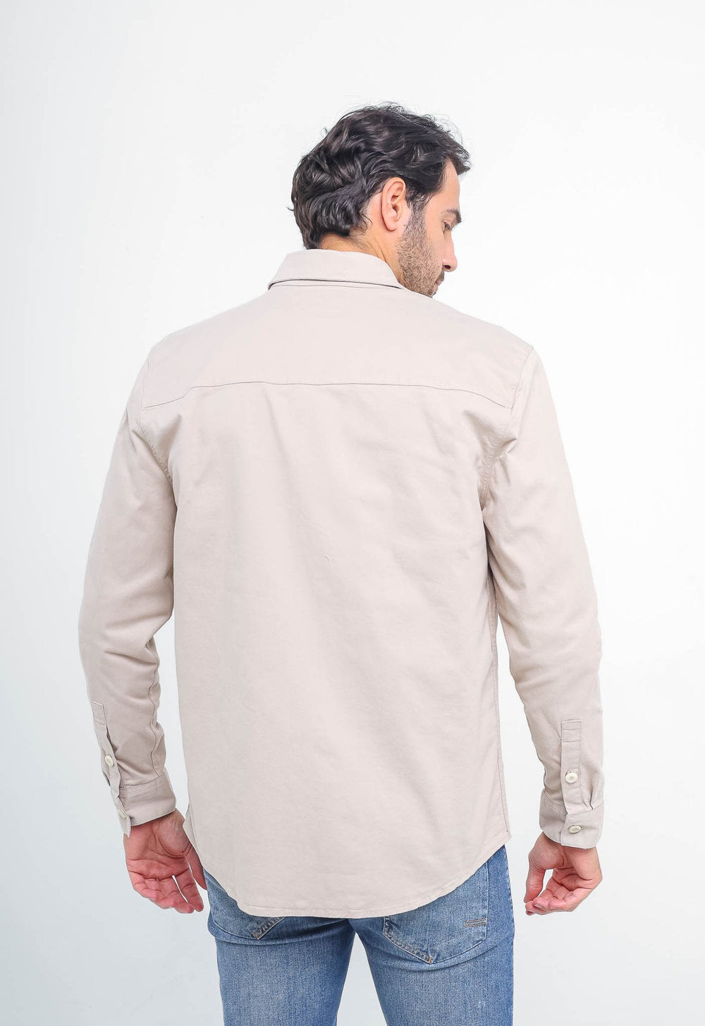 Camisa Overshirt Calvin Klein Manga Longa Slim Fit - Henri Store