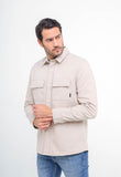 Camisa Overshirt Calvin Klein Manga Longa Slim Fit - Henri Store