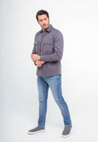 Camisa Overshirt Calvin Klein Manga Longa Slim Fit - Henri Store
