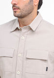 Camisa Overshirt Calvin Klein Manga Longa Slim Fit - Henri Store