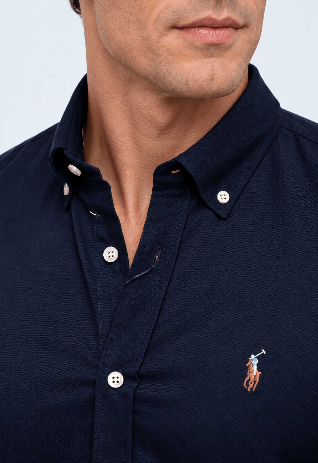 Camisa Ralph Lauren Básica Custom Fit - Henri StoreCamisa