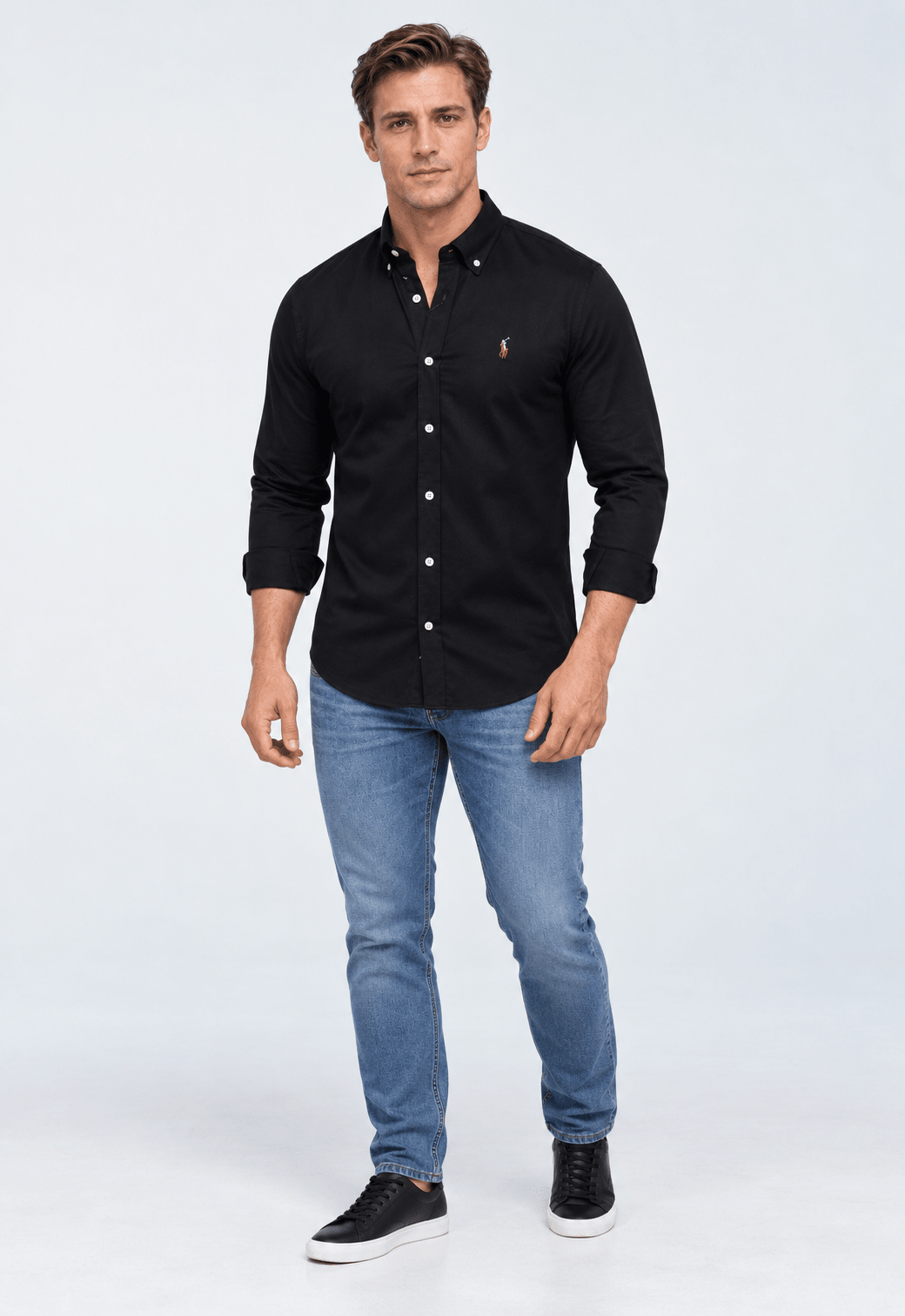 Camisa Ralph Lauren Básica Custom Fit - Henri StoreCamisa