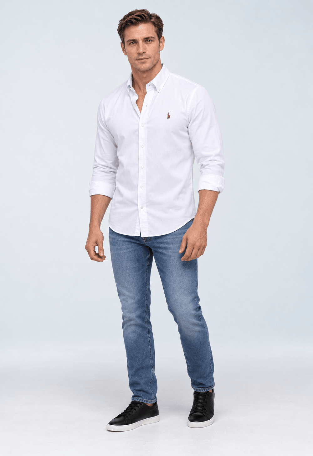 Camisa Ralph Lauren Básica Custom Fit - Henri StoreCamisa
