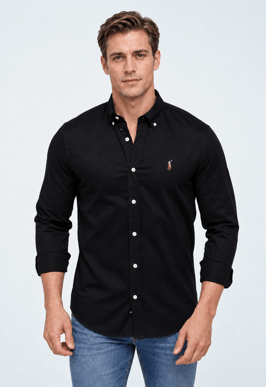 Camisa Ralph Lauren Básica Custom Fit - Henri StoreCamisa
