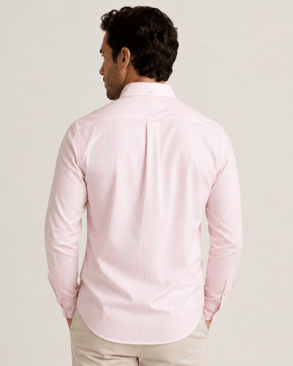 Camisa Ralph Lauren ML Rosa Listrada - Henri Store