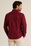 Camisa Ralph Lauren Slim Fit vinho - Henri Store