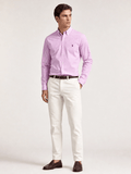 Camisa Ralph Lauren Xadrez Rosa ML Poney Marinho -LIVE - Henri Store