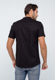 Camisa Red Feather Mc Gola Padre Linho Preta