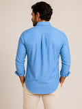 Camisa RL Custom Fit Jeans Medio Ponei Colorido - Henri Store