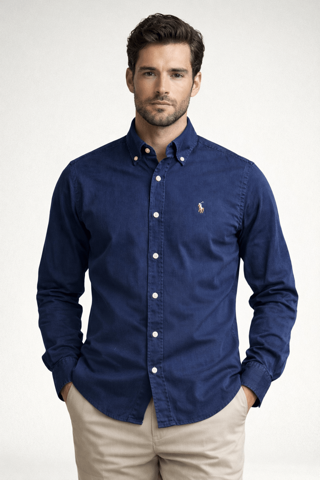 Camisa RL Custom Fit Lisa Poney Colorido - Henri Store