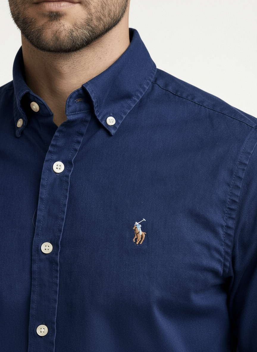 Camisa RL Custom Fit Lisa Poney Colorido - Henri Store
