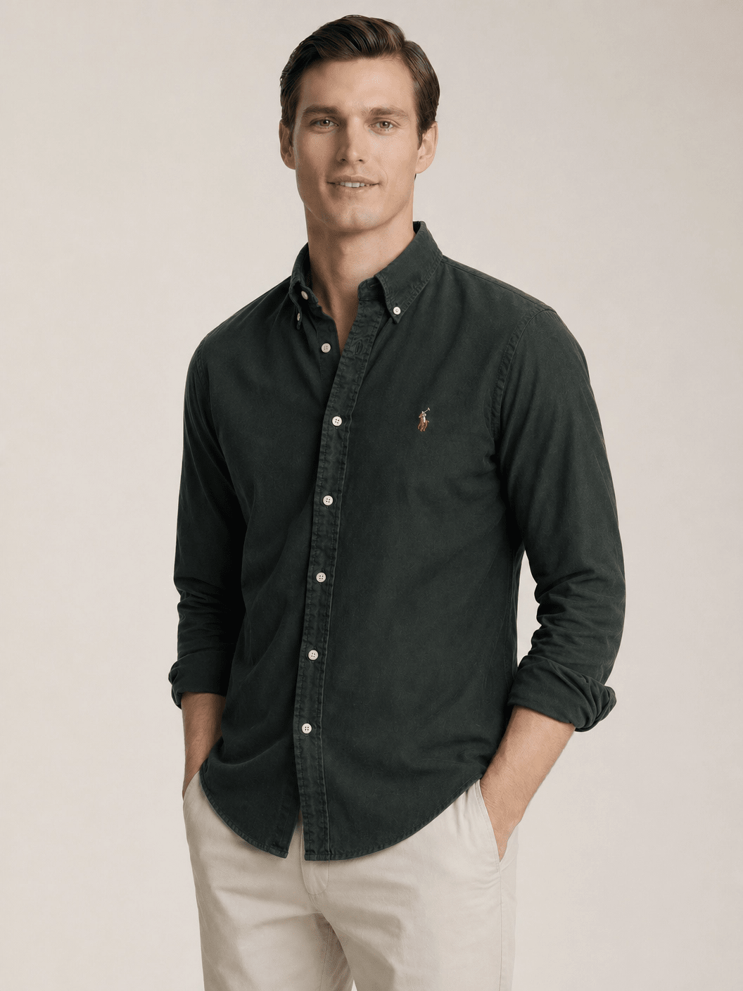 Camisa RL Custom Fit Lisa Poney Colorido - Henri Store