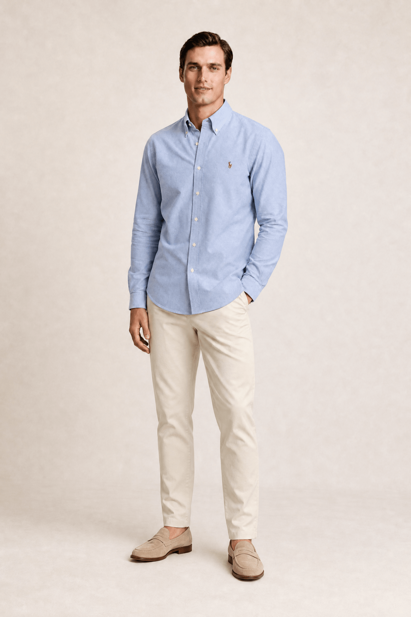 Camisa RL Custom Fit Lisa Poney Colorido - Henri Store