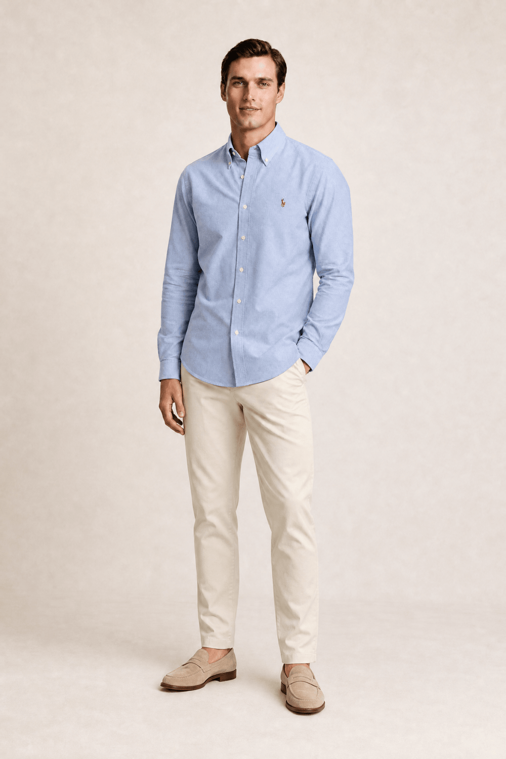 Camisa RL Custom Fit Lisa Poney Colorido - Henri Store