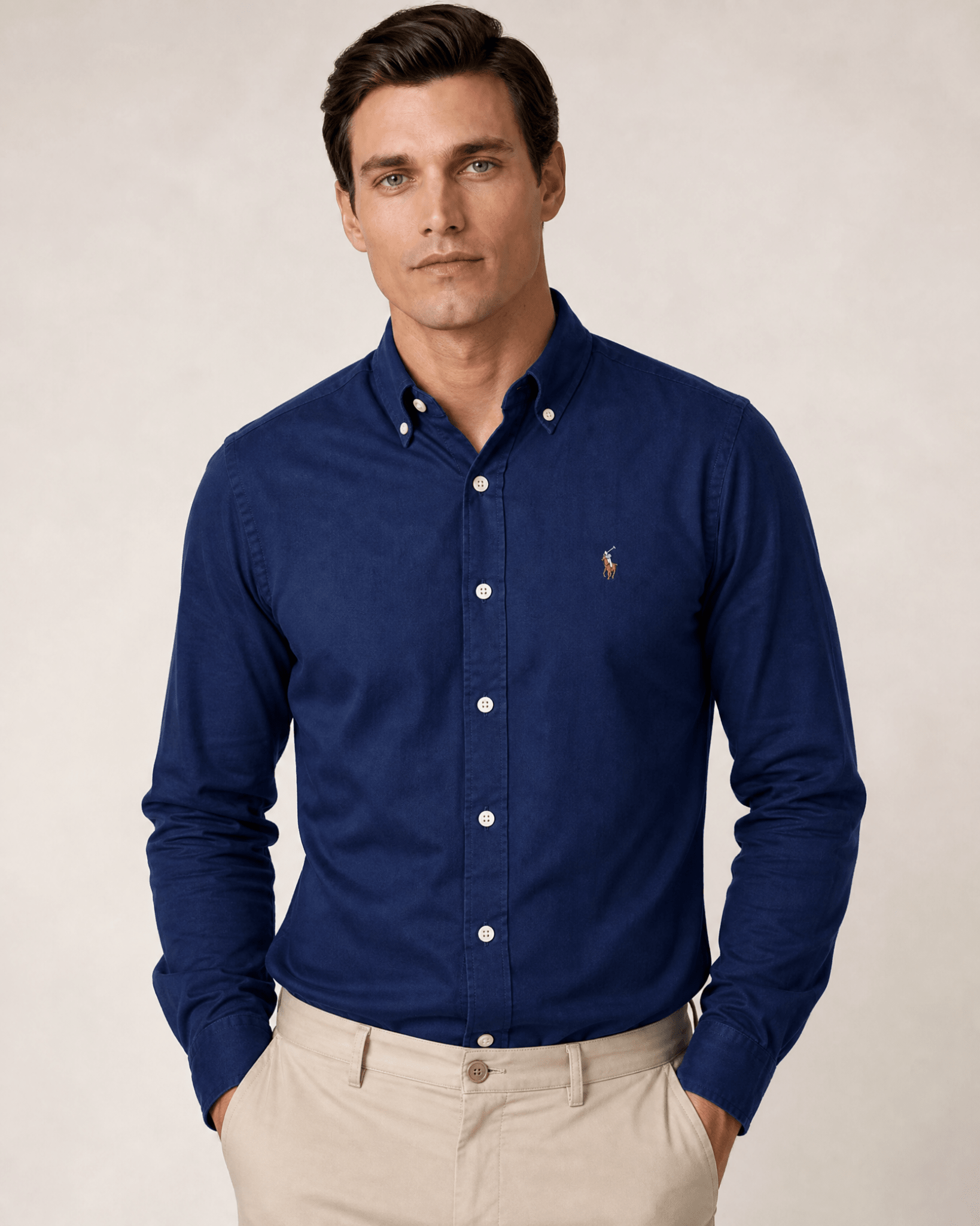 Camisa RL Custom Fit Lisa Poney Colorido - Henri Store