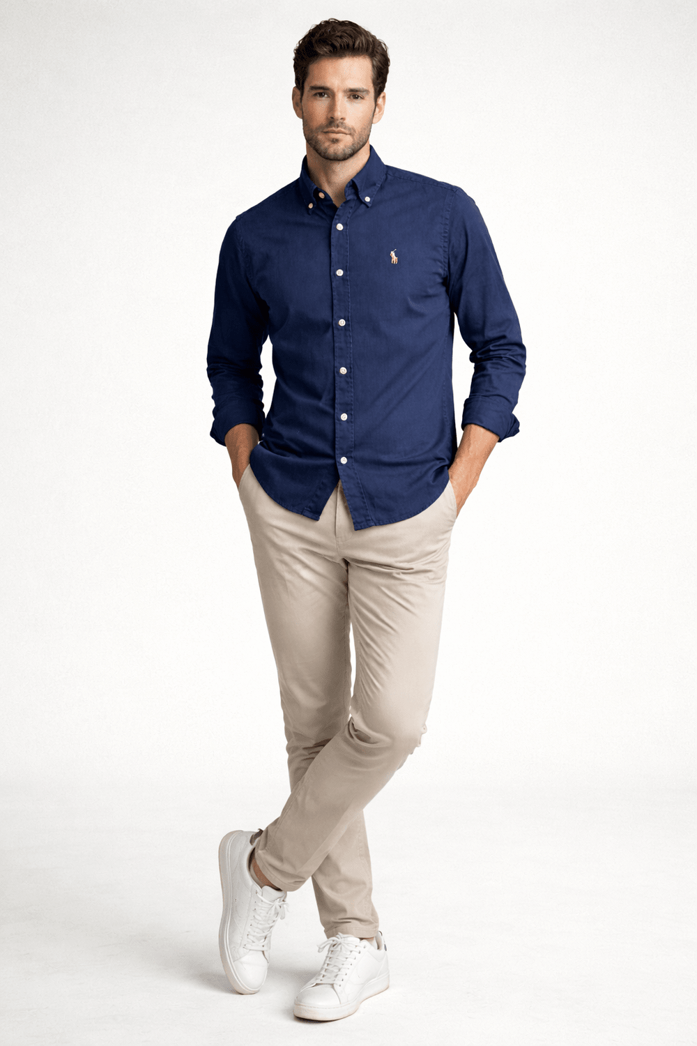 Camisa RL Custom Fit Lisa Poney Colorido - Henri Store