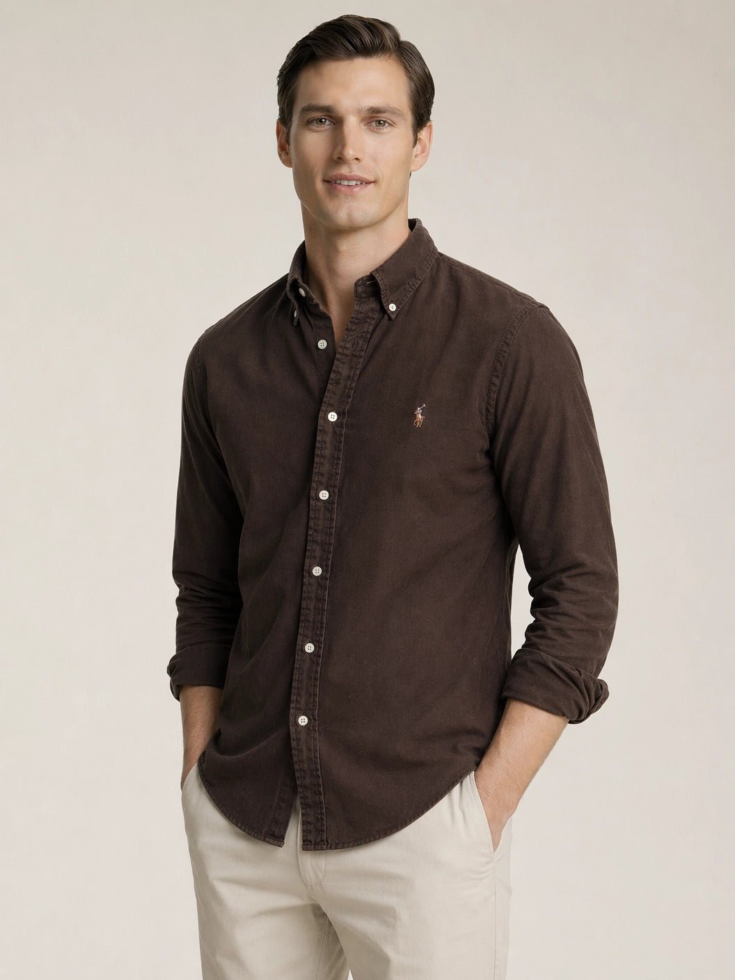 Camisa RL Custom Fit Lisa Poney Colorido - Henri Store